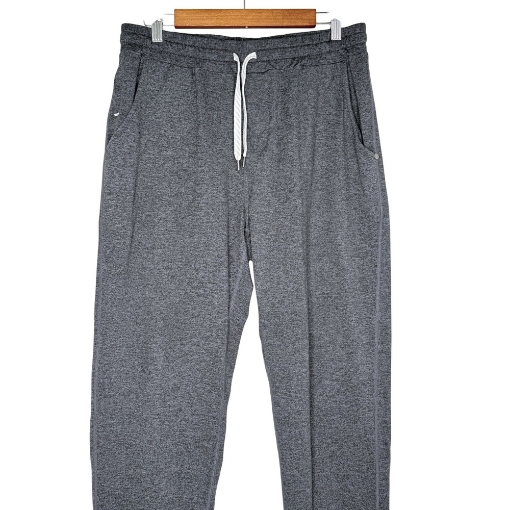 Vuori Ponto Performance Pants Mens Large Charcoal Heather DreamKnit Lounge - Picture 2 of 6